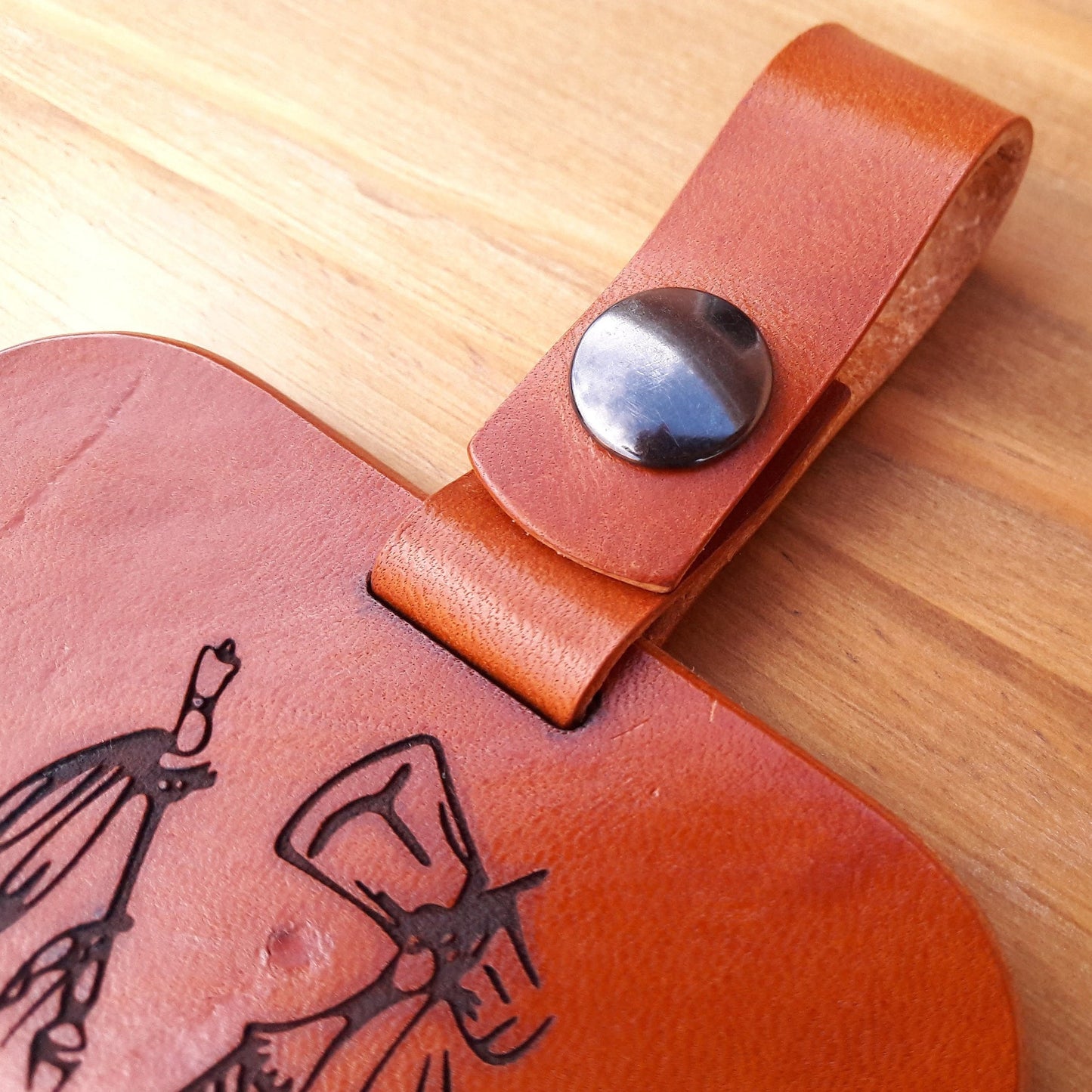 No.44 | Leather Golf Bag Tag - Lazy 3 Leather Company